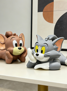 猫和老鼠可爱玄关桌面收纳摆件