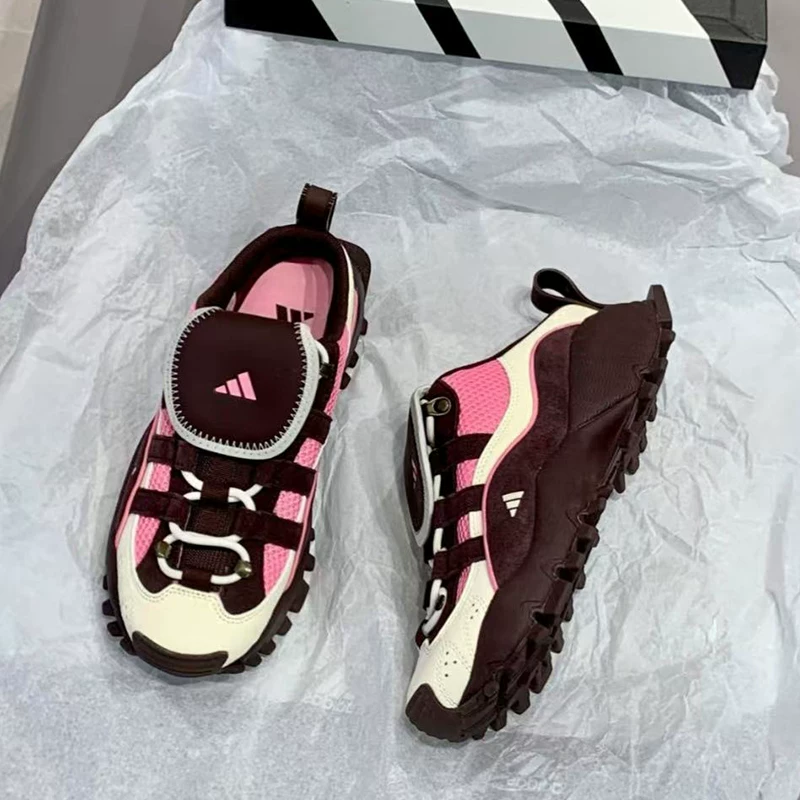 Adidas/ SEEULATER МУЛЕ модная и универсальная обувь-тапочки-модели для женщин розовая IH4645