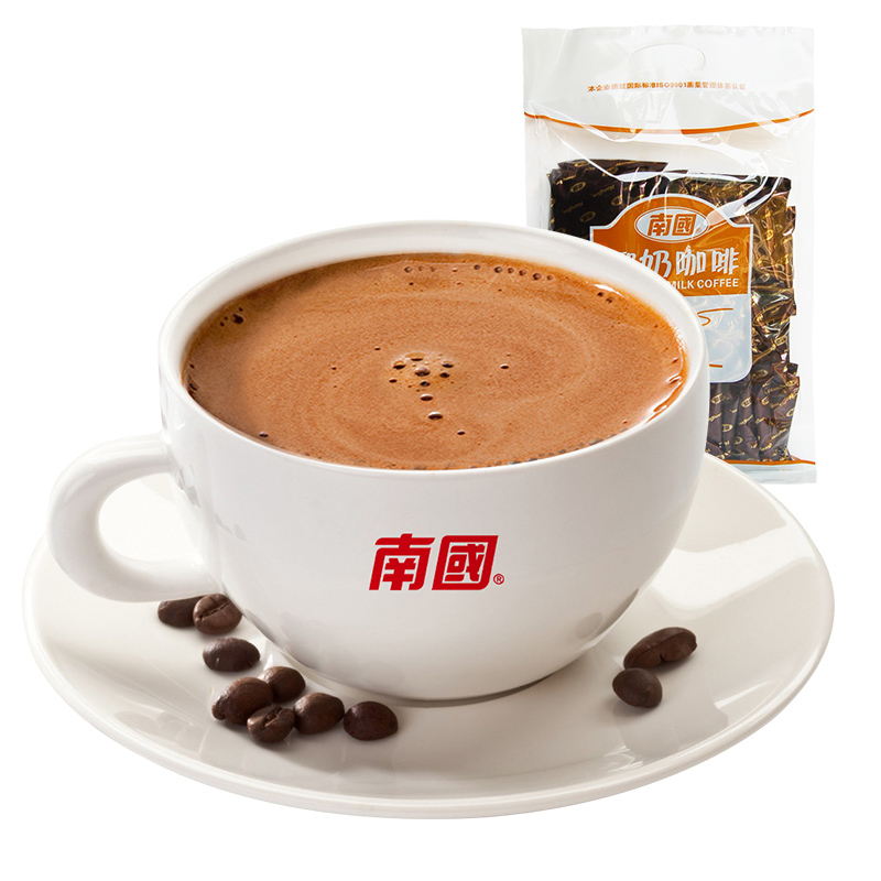 海南特产南国食品椰奶咖啡680g袋装速溶咖啡休闲下午茶速溶三合一-图3