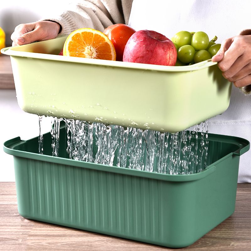 加厚沥水篮洗菜盆子干湿分离双层厨房水槽商用长方形盘大号养乌龟,淘宝优惠券,粉丝福利购,淘宝优惠卷