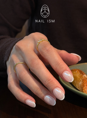 NAILISM海莉法式珍珠超短甲