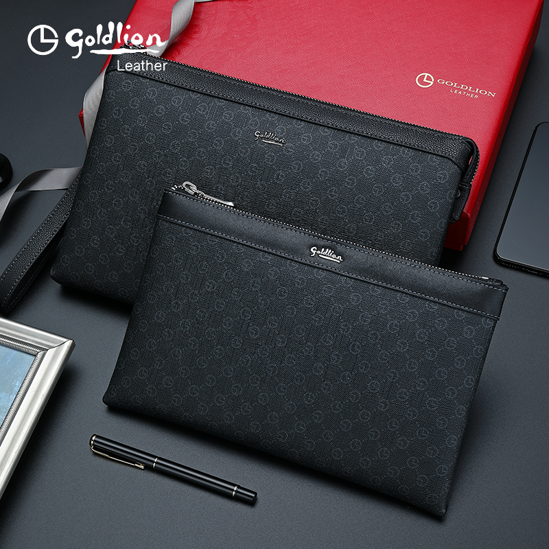 金利来男士信封包大手拿包休闲男包 金利来箱包男士包袋