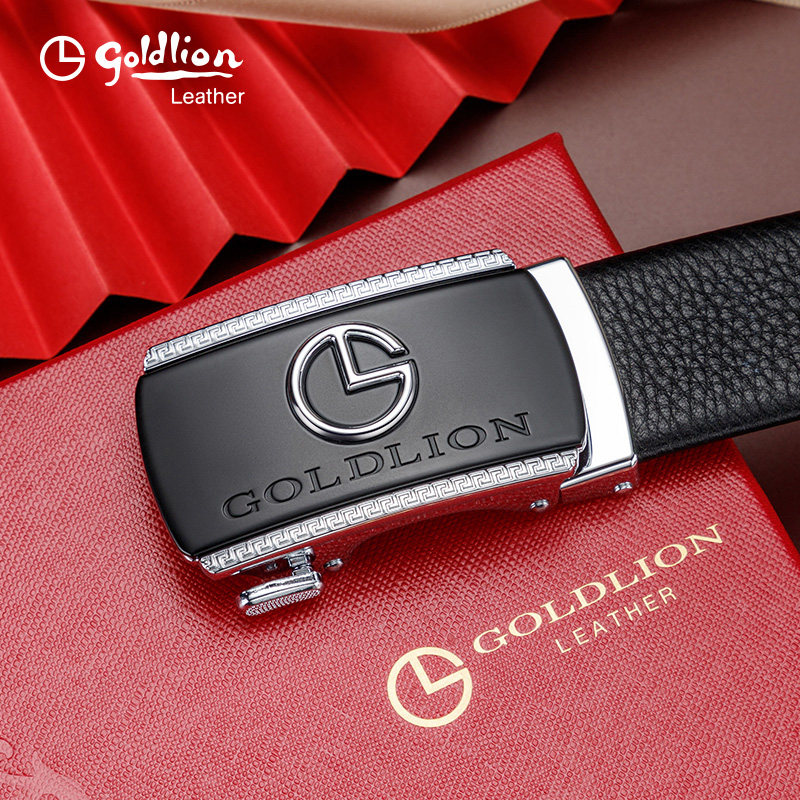 金利来男士自动扣皮带头层牛皮腰带真皮裤带商务休闲正装中青年款,淘宝优惠券,粉丝福利购,淘宝优惠卷