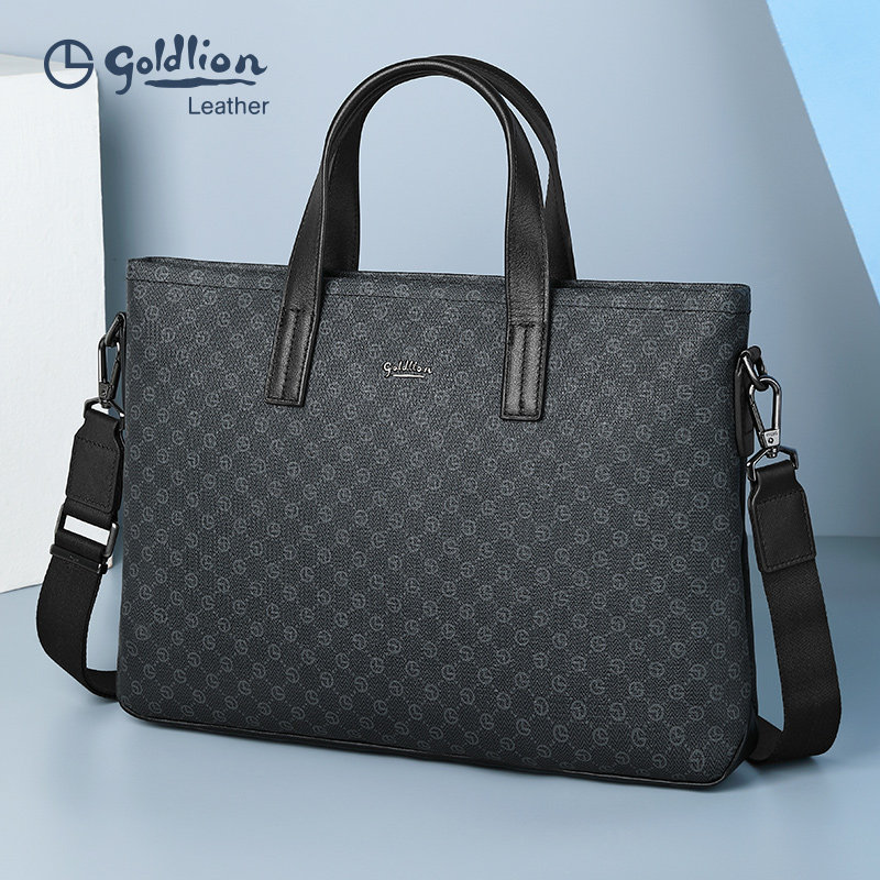 金利来2023新款商务大容量公文包 金利来箱包男士包袋