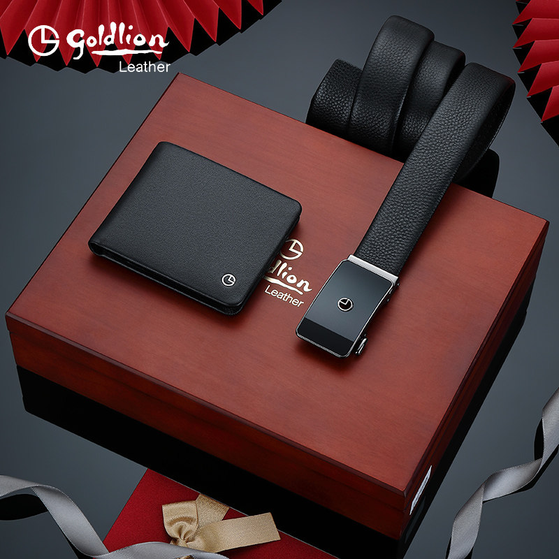 金利来新款正品真皮男士皮带钱包 金利来箱包钱包