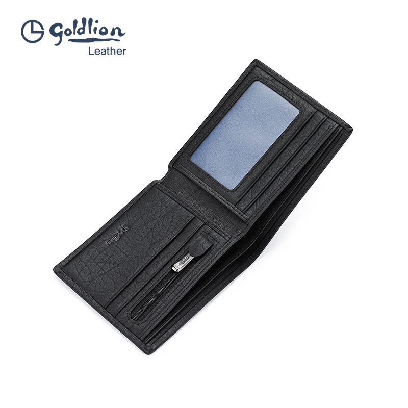 金利来2023新款真皮短款青年零钱夹 金利来箱包钱包