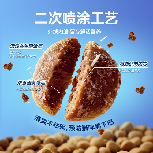 wanpy顽皮鲜选鲜肉无谷成猫幼猫粮高蛋白全价成年猫粮真鲜肉2kg - 图1