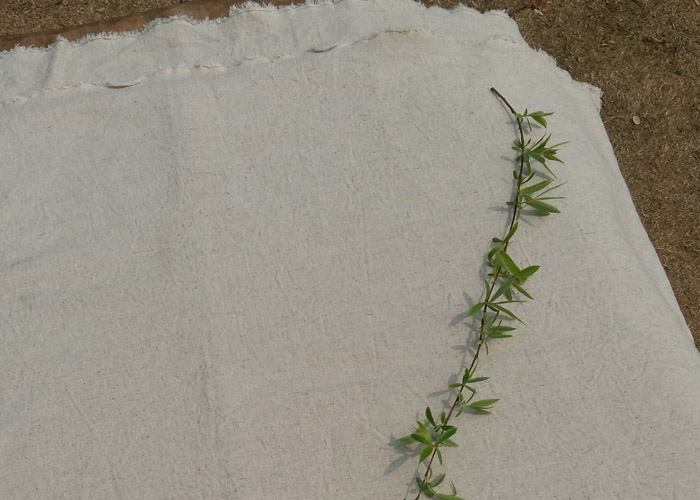 柔软压皱洗水纯棉麻布料 朴素纯色衣服装裙子汉服DIY水洗面料