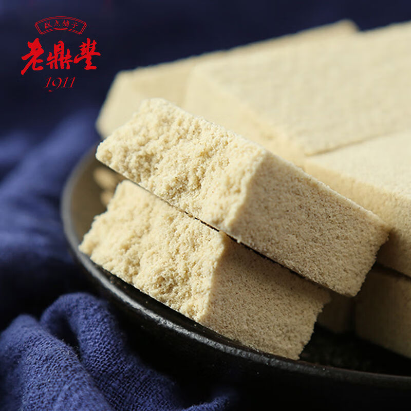 老鼎丰传统绿豆糕东北特产老式绿豆饼糕点点心老字号小零食绿豆酥