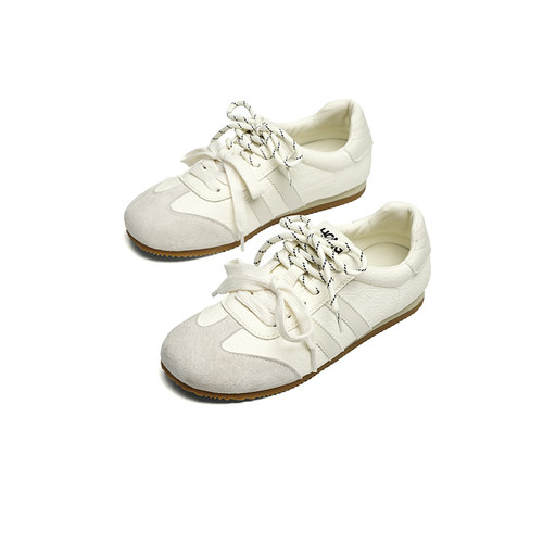 红蜻蜓德训鞋女2025秋季新款女鞋子复古软底阿甘鞋慢跑运动休闲鞋 - 图1