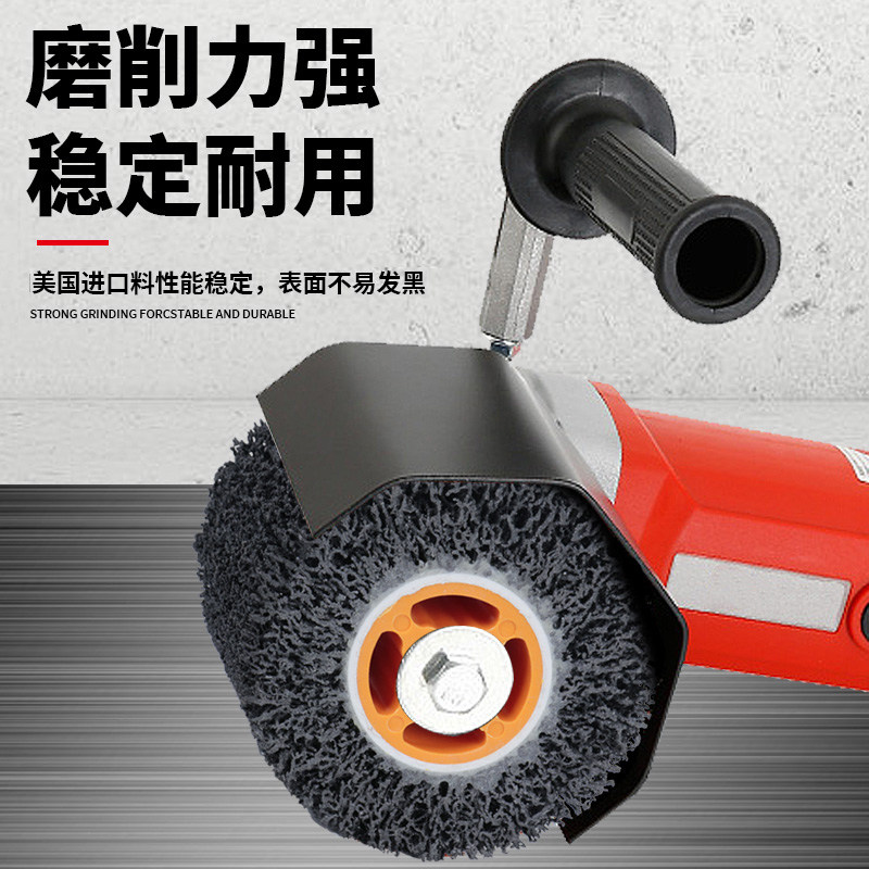 黑金刚拉丝轮抛光轮金属不锈钢拉丝机专用除锈清洁打磨轮尼龙轮,淘宝优惠券,粉丝福利购,淘宝优惠卷