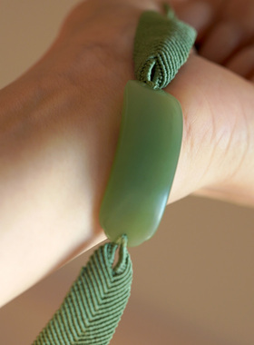 缘物碧玉手牌编织手牌设计款