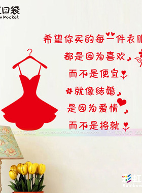 玻璃门商场橱窗墙贴画创意装饰