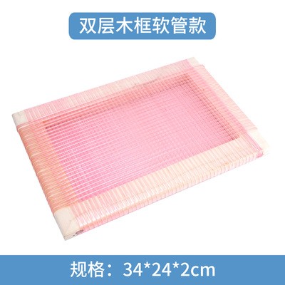 车位夏凉实木透气坐垫制衣厂服装厂坐垫电子厂散热胶管网格椅垫