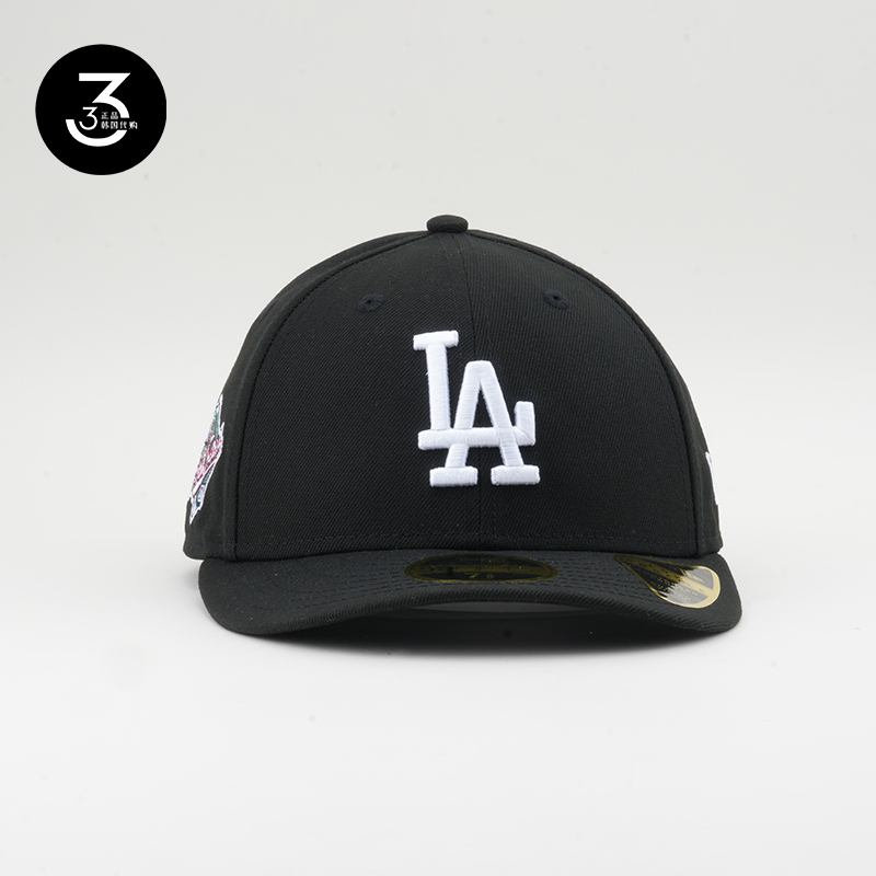 韩国代购NEWERA纽亦华帽子LP5950微弯檐全封闭美式棒球帽LA黑色 - 图3