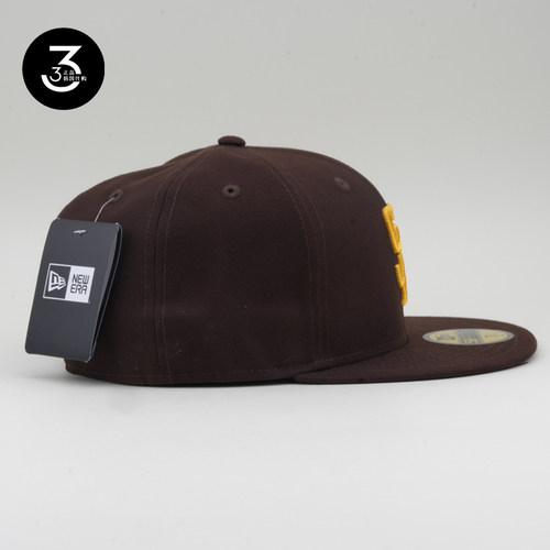 韩国代购NEWERA纽亦华5950平沿全封闭棒球帽MLB圣迭戈教士59FIFTY - 图2