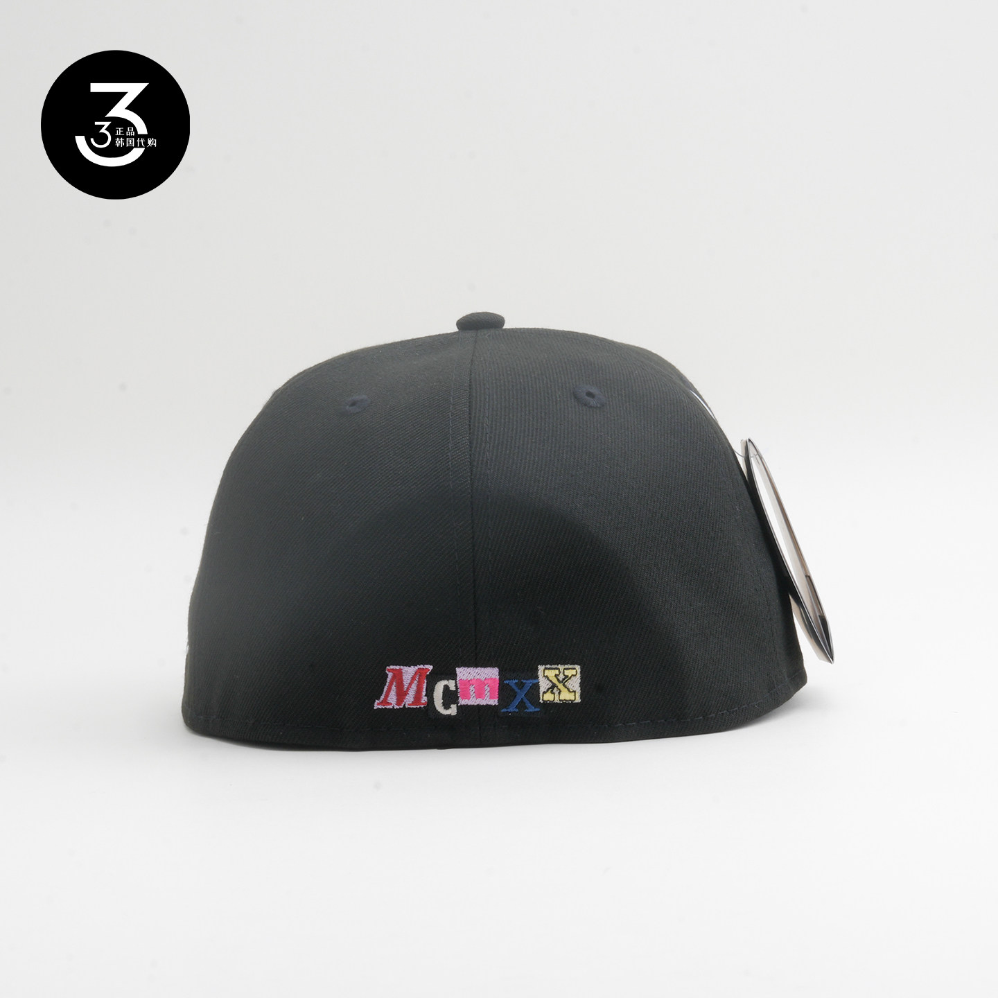 韩国代购NEWERA纽亦华美式嘻哈拼贴工艺5950平沿全封闭棒球帽黑色,淘宝优惠券,粉丝福利购,淘宝优惠卷