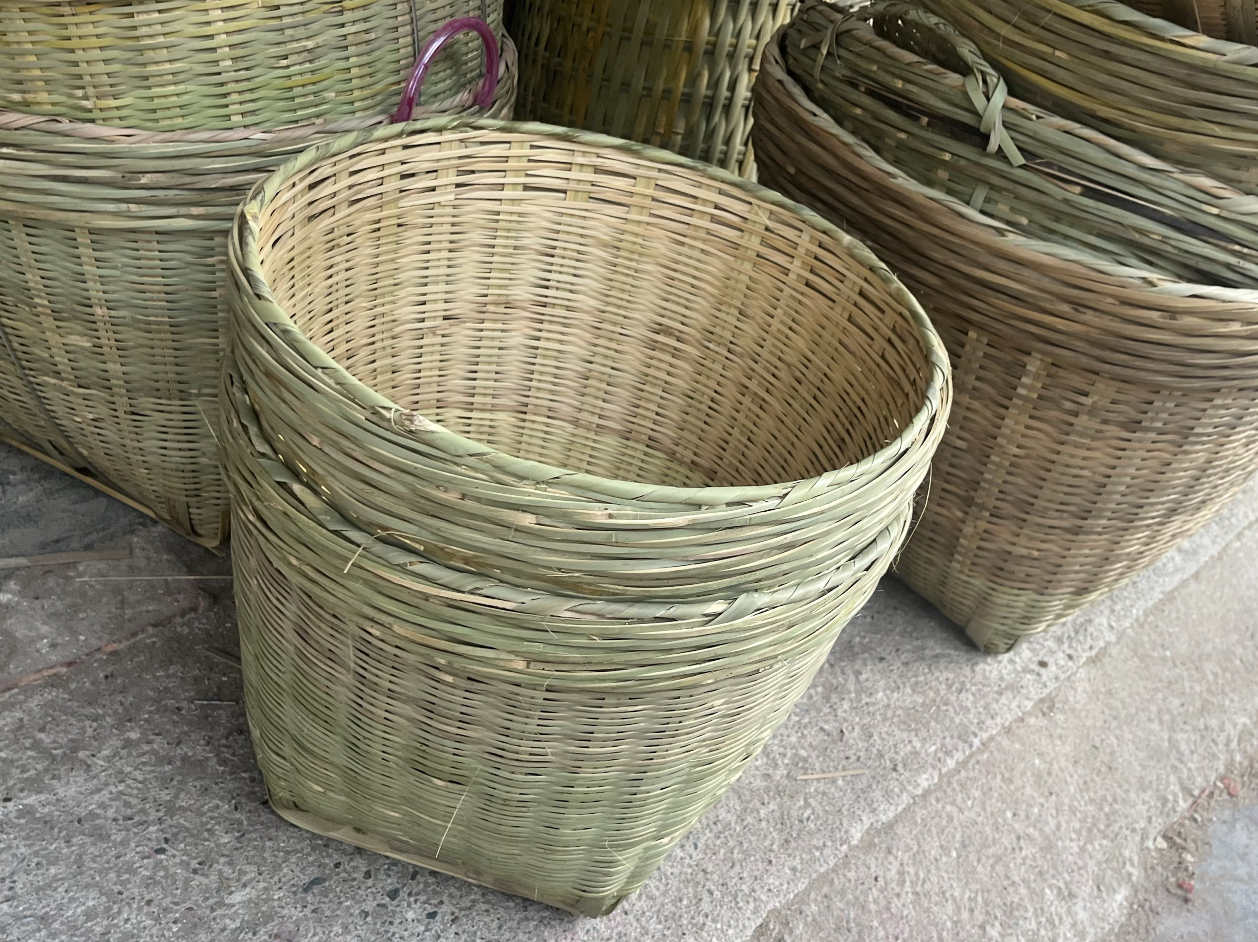 竹编筐手工大号箩筐制品淘米箩篼粮食竹筐收纳篓竹编簸箕,淘宝优惠券,粉丝福利购,淘宝优惠卷