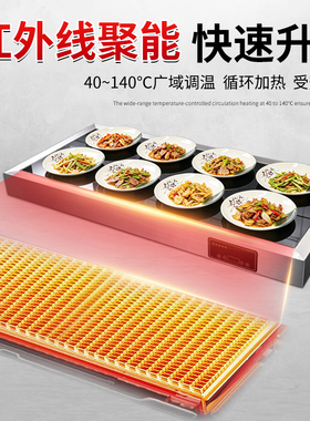 鑫天厨保温售饭台节能省电不加水
