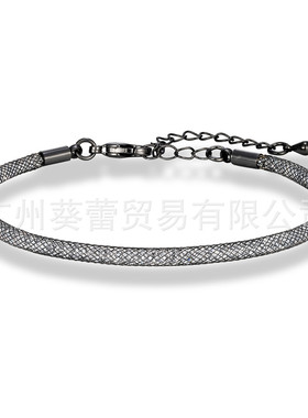 厂家水钻网手链时尚星辰手链八字扣龙虾扣