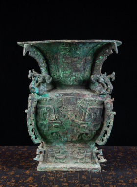 古方暮青铜器仿古工艺品摆件博物馆古董古玩收藏器高端铜器尊礼品