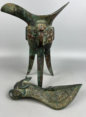 仿古做旧铜摆件工艺青铜器