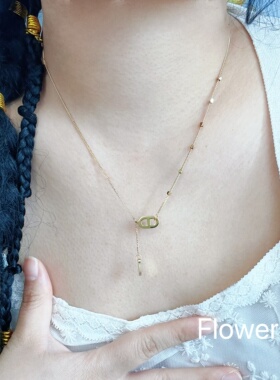 小方糖猪鼻子钛钢项链气质轻奢小众设计感简约时尚百搭锁骨链