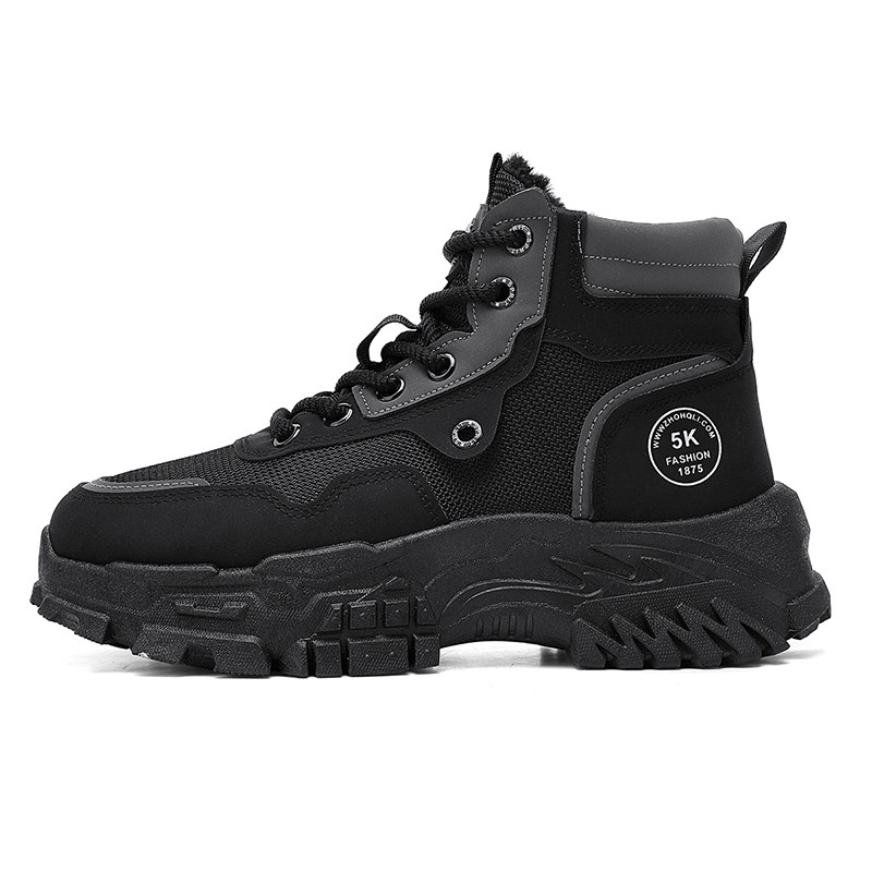 2025冬季大码男鞋46男款休闲加绒马丁靴47加宽加大高帮靴子48棉鞋,淘宝优惠券,粉丝福利购,淘宝优惠卷