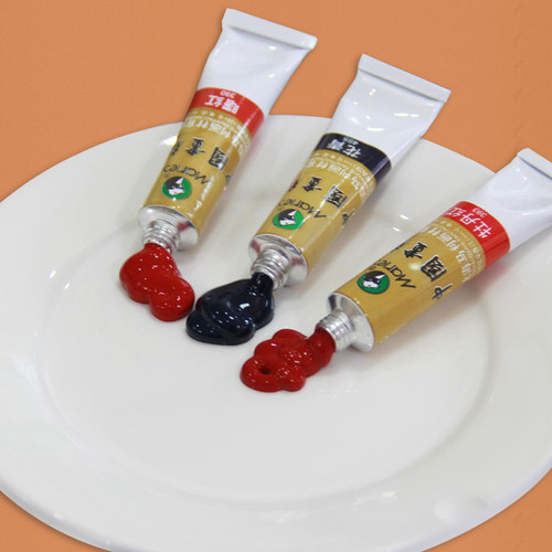 马利牌12色/18色中国画颜料单支水墨山水画书法用品工具套装12ml - 图1