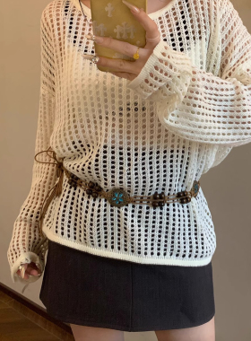 2025新款复古辣妹编织绳蝴蝶腰带百搭吸睛配饰腰链潮