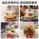High borosilicate glass saucepan