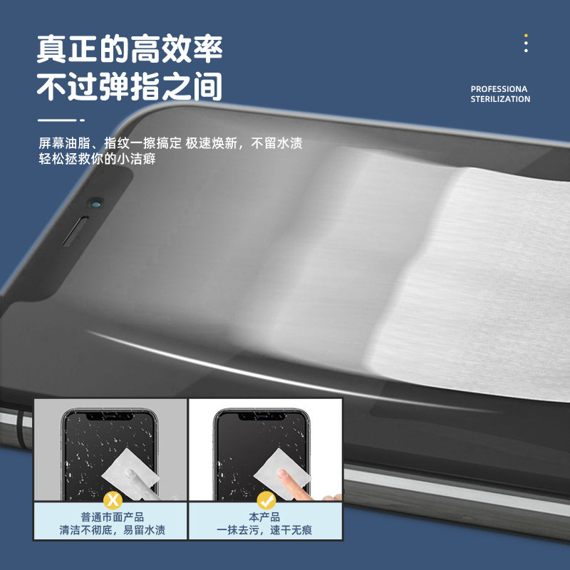擦眼镜专用湿巾眼镜布一次性清洁手机相机镜头显微镜便携擦拭眼睛
