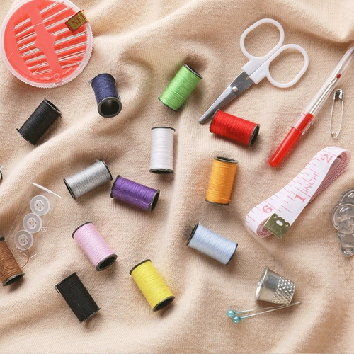 Портативная игольчатая линейная коробка 10 -ная набор домашней швейной нити швейной швейной иглы