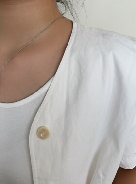 法式感珍珠项链ins风轻奢颈链镶钻简约设计小众锁骨链女