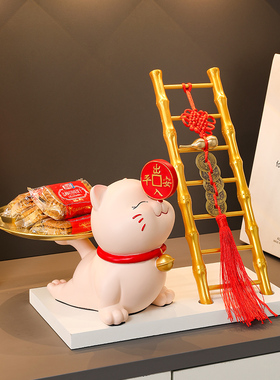 招财猫玄关摆件出入平安