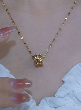 小蛮腰项链女锁骨链钛钢不掉色夏季轻奢小众设计感装饰配饰颈链子