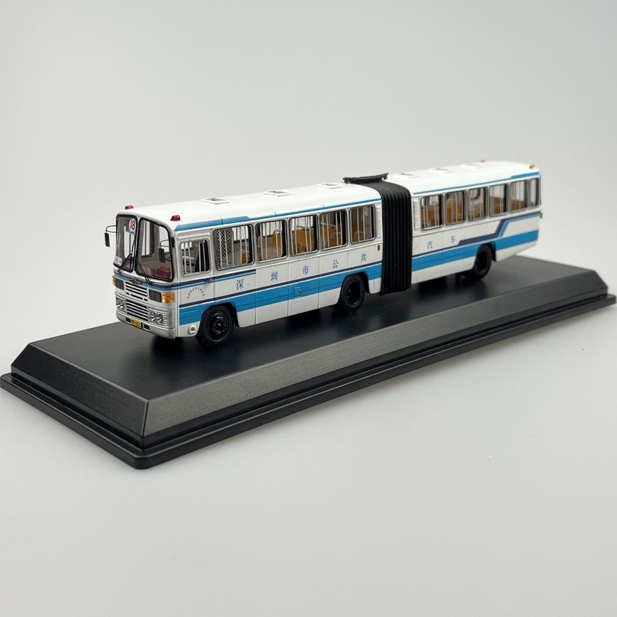 1/76 广州牌GZK6142E铰接公共汽车公交巴士厂车版深圳公交版 树脂 - 图2