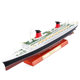Classic luxury cruise ship simulation alloy model