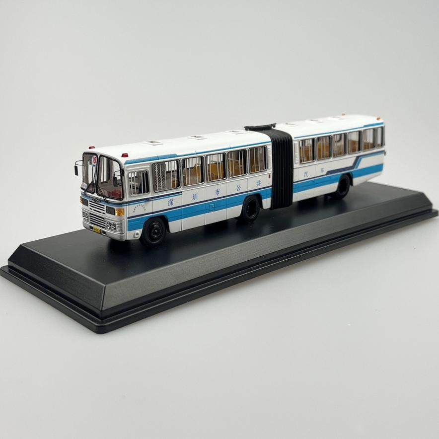 1/76 广州牌GZK6142E铰接公共汽车公交巴士厂车版深圳公交版 树脂 - 图1