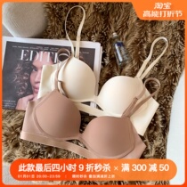 Glossy finish No Naked Sensation no steel ring Small breasts Polygagged underwear Female Comfort Upper to anti drooping to collect Breast Bra Hood