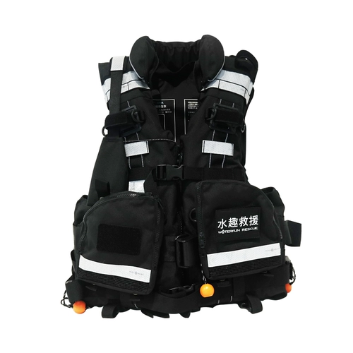 Морской профессиональный спасательный жилет из ПВХ для рыбалки, увеличенная толщина