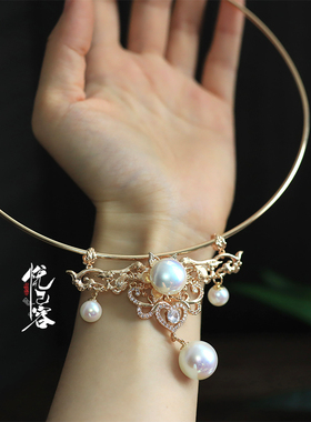 悦己容仿彩贝珠保色铜配件女