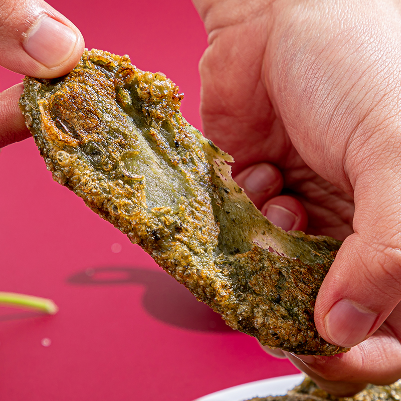 湖南特产蒿子粑粑藜蒿艾草艾叶粑粑青团清明果糯米糍粑糕点半成品 - 图1