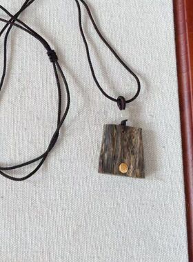 天然海南莺歌绿棋随形扎基拉姆沉香吊坠项链批发直播间爆品2026款