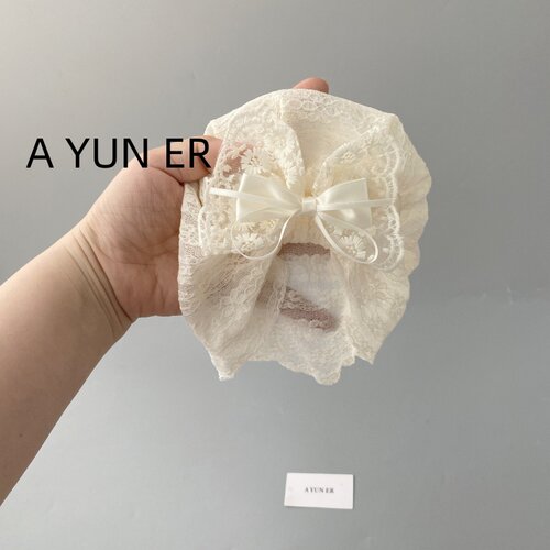 夏季婴儿帽子女宝宝胎帽新生儿护囟门帽婴幼儿公主单层薄款印度帽 - 图0