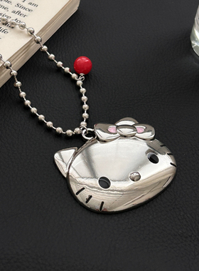 可爱KT猫吊坠项链女2025新款配饰