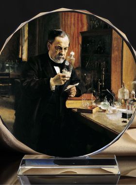 世界画像礼品水晶模型摆件