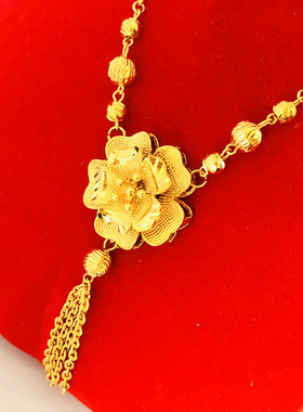 日韩新百搭秋冬女款仿金毛衣链