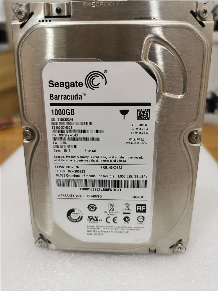 全新希捷Dell 1TB SATA 7.2K台式机硬盘0WN524 WN524 ST1000DM003 - 图0