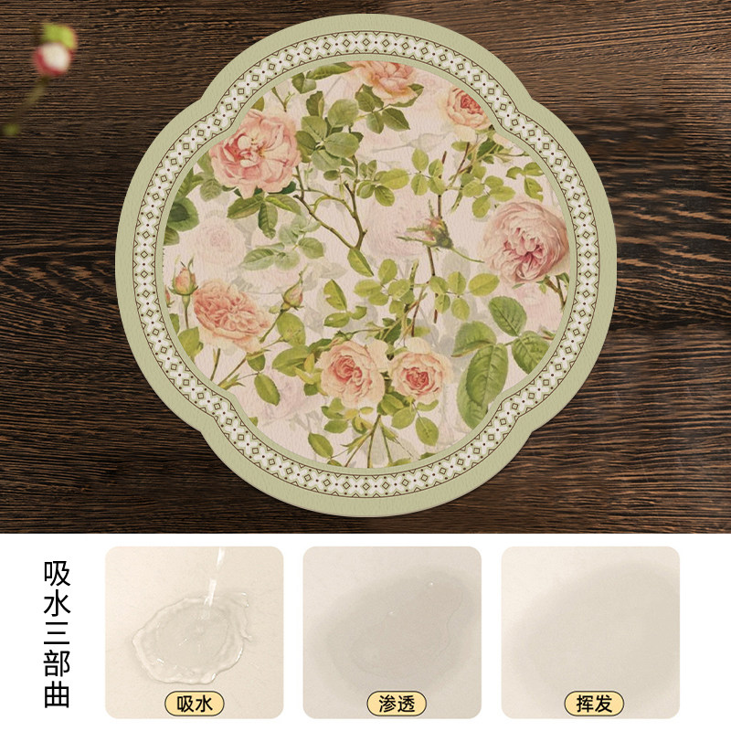 高级感餐桌隔热垫防烫杯垫家用硅藻泥吸水加厚餐垫耐高温锅垫碗垫,淘宝优惠券,粉丝福利购,淘宝优惠卷